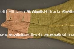 Pantalon culotte modèle 1914 en drap moutarde passepoil jonquille pour Zouave ou Tirailleur date 1918 — miniature 3