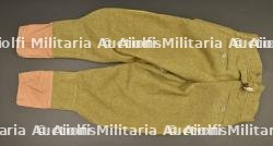 Pantalon culotte modèle 1914 en drap moutarde passepoil jonquille pour Zouave ou Tirailleur date 1918 — miniature 11
