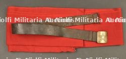 Ceinturon et boucle de tirailleur modèle 1873 et ceinture de drap écarlate — photo 1