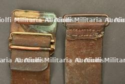 Ceinturon et boucle de tirailleur modèle 1873 et ceinture de drap écarlate — miniature 2