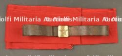 Ceinturon et boucle de tirailleur modèle 1873 et ceinture de drap écarlate — miniature 4