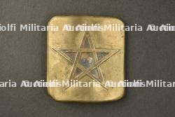 Plaque de ceinturon de chasseur indigène à pieds