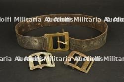Ceinturon et boucles modèle 1873 des troupes coloniales et tirailleurs