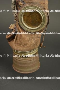 Masque anti gaz allemand Lederschutzmaske 1917. German Lederschutzmaske 1917 gas mask — miniature 5