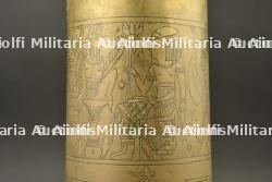 Artisanat de tranchée anglais douille gravée à motifs de l'Egypte antique — photo 4