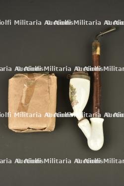 Pipe Kronprinz et paquet de tabac allemand. Kronprinz pipe and German tobacco packet — miniature 6