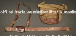 Ceinturon baudrier Sam Brown Belt, cartouchière et musette d'officier britannique — photo 1