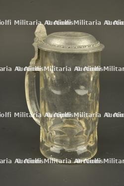 Lot allemand chope, quart et couverts. German lot including stein, drinking cup and cutlery — miniature 4