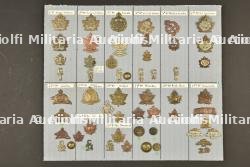 Planche 1 d'insignes canadiens ww1 ex collection André Coillot