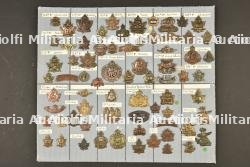 Planche 9 d'insignes canadiens ww1 ex collection André Coillot