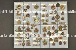 Planche 11 d'insignes canadiens ww1 ex collection André Coillot