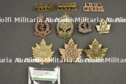 Lot de 10 insignes canadiens CEF ww1 — photo 1