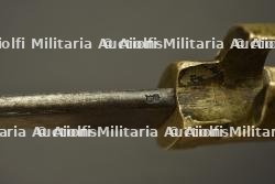 Baïonnette ersatz EB21 à poignée laiton. Ersatz bayonet EB21 with brass hilt — miniature 2