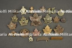 Lot de 21 insignes canadiens CEF ww1 — photo 1