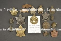 Lot de 17 insignes canadiens CEF ww1