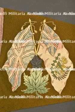 Fanion et cap badge du 225th Kootenay Battalion CEF canadien — photo 4