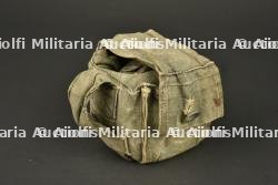 Pochette en toile pour cartouche anti-gaz de rechange. Canvas pouch for spare anti gas filter canister — miniature 2