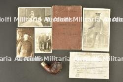 Pay Book, photos et pipe gravée du private John Wilson du 31st Battalion CEF