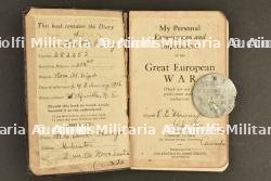 Album photo et plaque d'identité du 54th Kootenay Battalion, diary du 219th Nova Scotia Highlanders et livre souvenir du 101st Winnipeg Light Infantry — miniature 2