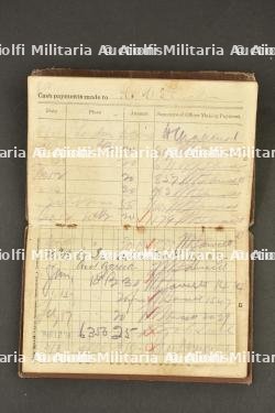 Boîte en tole du CEF, Pay Book, titres d'épaule, boutons, miroir, huilier Enfield, calendrier 1915 d'un soldat du 10th Battalion CEF — photo 3
