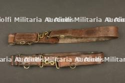 Lot de deux ceinturons canadiens Oliver Pattern 1899 matriculés