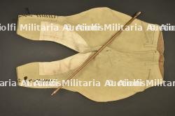 Culotte d'officier en velours et baton d'officier 230th Battalion canadien français