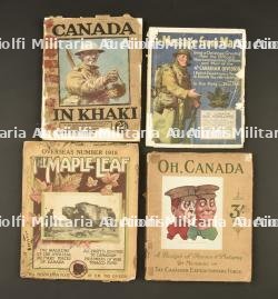 Ensemble de publications canadiennes à destination des soldats de la 1ère guerre — photo 1