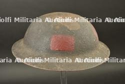 Casque MkI de la 2nde batterie d'artillerie de la 1e Division Canadienne avec 3 insignes peints — photo 8