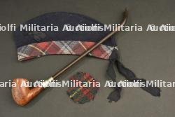 Pipe gravée du 42nd Battalion Royal Highlanders of Canada et Glengarry pour enfant