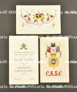Lot de documents canadiens Discharge Certificate Lieutenant du 19th Bon, cartes du 2nd Canadian Machine Gun et CASC — photo 3