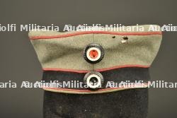 Mutze feldgrau de Pionnier ou Artilleur de la Garde. Feldgrau Mütze of a Guard Pioneer or Guard Artillery soldier.