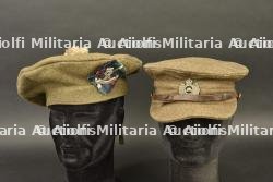 Lot de 2 belles reproductions de coiffures canadiennes de la 1ère guerre, balmoral du 16e bataillon canadiens écossais et soft cap des canadian engineers