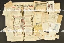 Fort lot de documents relatifs à des soldats canadiens de la première guerre