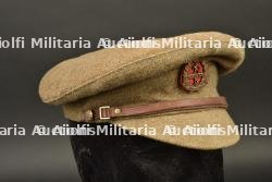 Casquette hivernale canadienne de 1916 modifiée avec badge du 5th Battalion CEF Western Cavalry — miniature 9