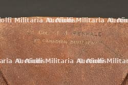 Porte carte d'un Lieutenant Colonel canadiens, porte document d'un soldat du 67th Battalion Western Scots et paire de jumelles — miniature 4