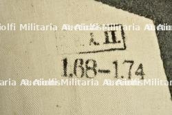 Capote allemande feldgrau M1915 d'un artilleur bavarois. German feldgrau Model 1915 greatcoat of a Bavarian artilleryman. — miniature 3