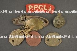 Insignes et plaques d'identité du Private A. Stock du Princess Patricia Canadian Light Infantry — photo 1