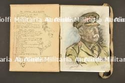 Carnet de croquis du peintre Lucien Jonas sur l'armée anglaise et indienne en juin 1915