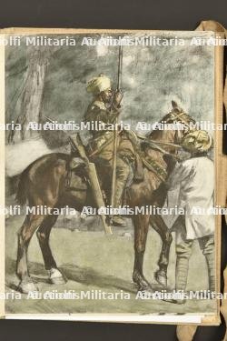 Carnet de croquis du peintre Lucien Jonas sur l'armée anglaise et indienne en juin 1915 — miniature 6