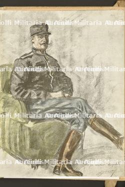 Carnet de croquis du peintre Lucien Jonas sur l'armée anglaise et indienne en juin 1915 — miniature 12