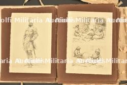 Recueil de croquis sur l'armée indienne et britannique du peintre Paul Sarrut — miniature 2