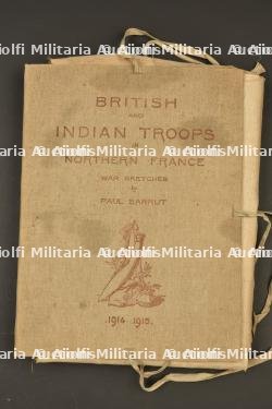 Recueil de croquis sur l'armée indienne et britannique du peintre Paul Sarrut — photo 6