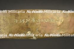 Lot de 2 plats thali de l'armée des Indes avec nom et matricule — photo 3