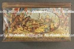 Lot composé d'un pot Kalash matriculé, une lame de Kukri et deux boîtes décorés à motifs de l'armée des Indes — miniature 2
