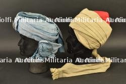 Turban et insigne d'un soldat Punjabi et turban plus récent — photo 5
