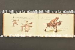 Kukri avec fourreau et livret de caricatures humoristiques de l'armée des Indes — miniature 5