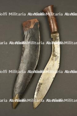 Kukri avec fourreau et livret de caricatures humoristiques de l'armée des Indes — miniature 9