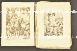 Ensemble de documents photographiques et dessins relatifs aux soldats de l'armée des Indes — miniature 3