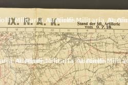 Ensemble de documents allemands cartes et photo aérienne relatifs au secteur de Béthune et la vallée de la Lys — miniature 2
