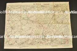 Ensemble de documents allemands cartes et photo aérienne relatifs au secteur de Béthune et la vallée de la Lys — miniature 4